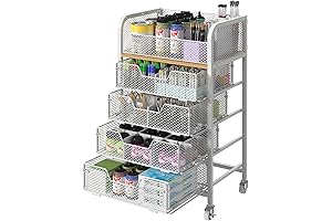 5-Tier Craft Organizer Cart: Artistic Storage Solution