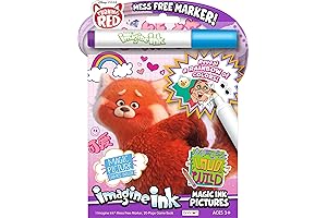 Disney Pixar Turning Red 20 Page Imagine Ink Magic Pictures Coloring Book...