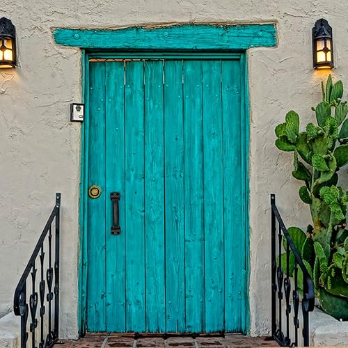 Miniatura 13 de Manijas de puerta de granero, manija rústica de 7 pulgadas, manija de puerta corredera sólida y resistente, manija de puerta de hierro fundido