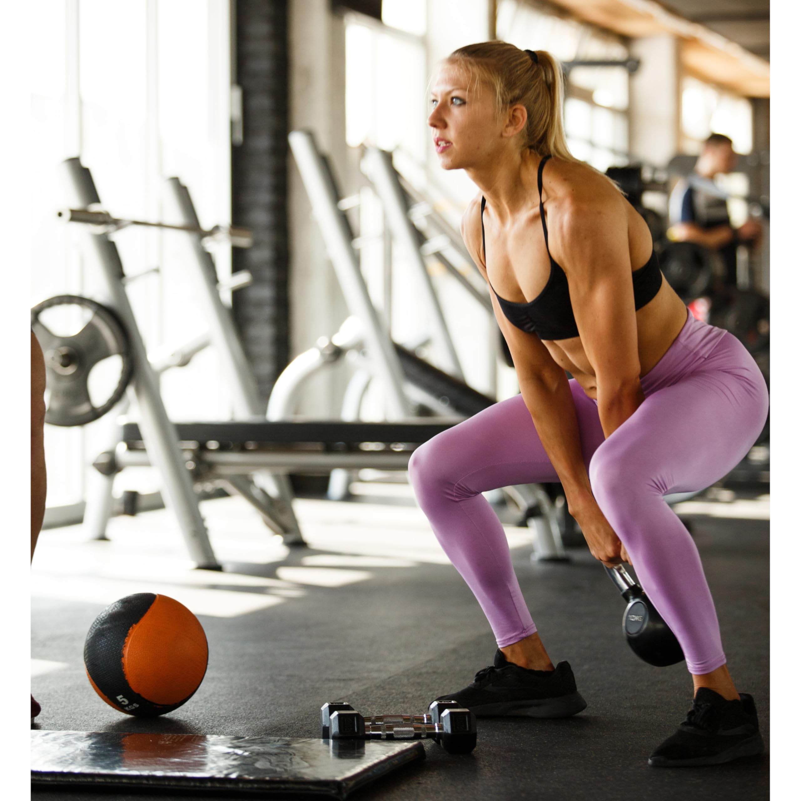 Kettlebell 8 Kg In Ghisa Con Rivestimento Neoprene - Antiscivolo, Per Allenamento Casa