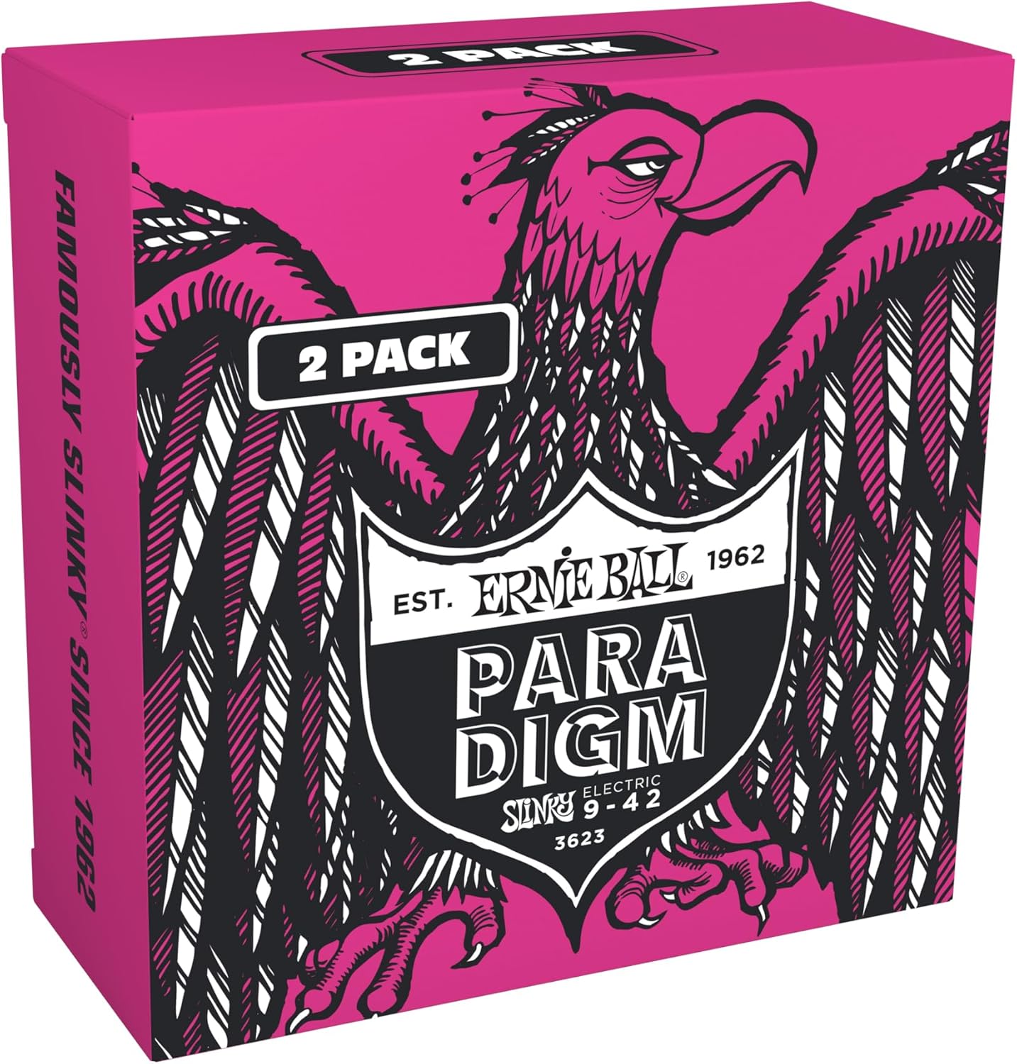 Ernie Ball Super Slinky Paradigm Electric Guitar Strings Amazon Exclusive 2 Pack 9-42 (P03623)