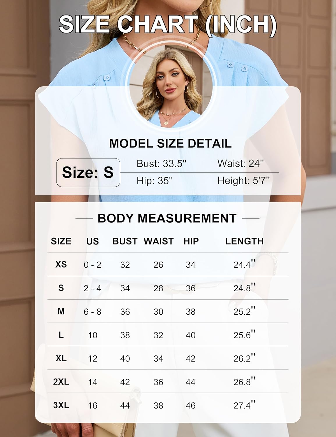 Blooming Jelly Womens Dressy Casual Blouses Business Work Tops Cap Short Sleeve Shirts Textured Summer Spring Outfits - Image 6