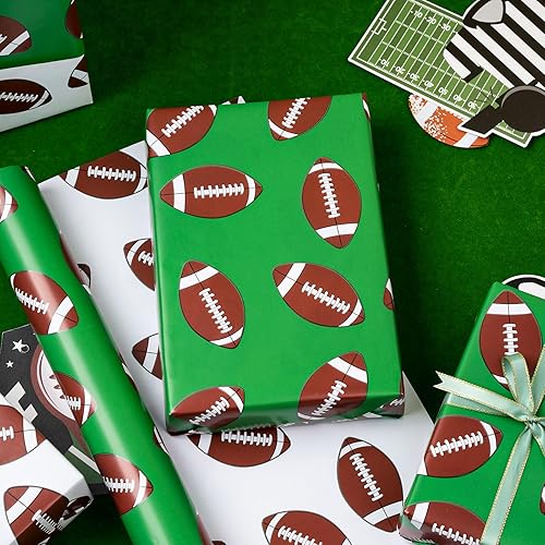 Vista 13 de WRAPAHOLIC Papel de regalo reversible, mini rollo, 17 pulgadas x 33 pies, adorable diseño de gato y azul sólido para cumpleaños, vacaciones