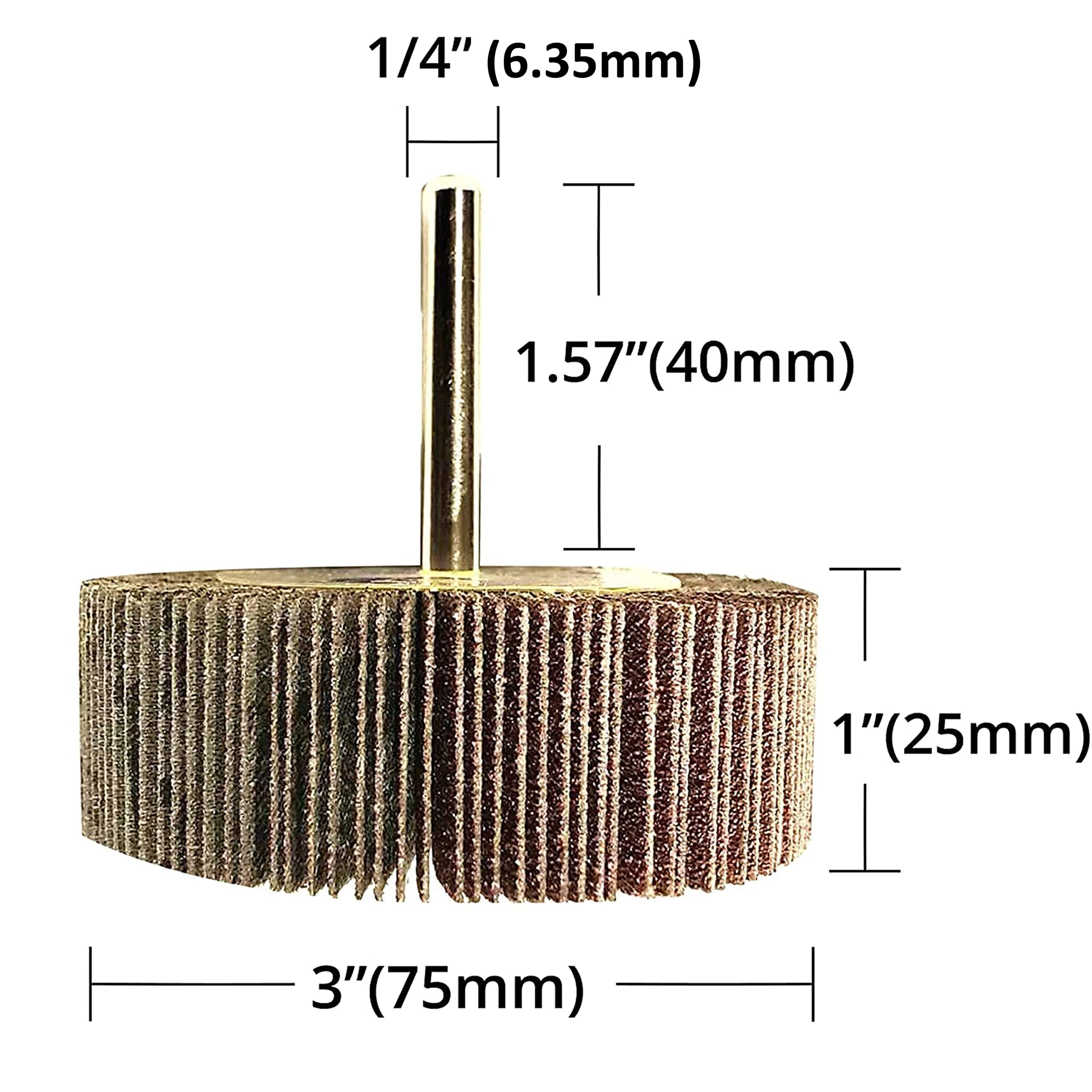 Industrial Flap Wheels - Grit 80, FREE SHIPPING -2