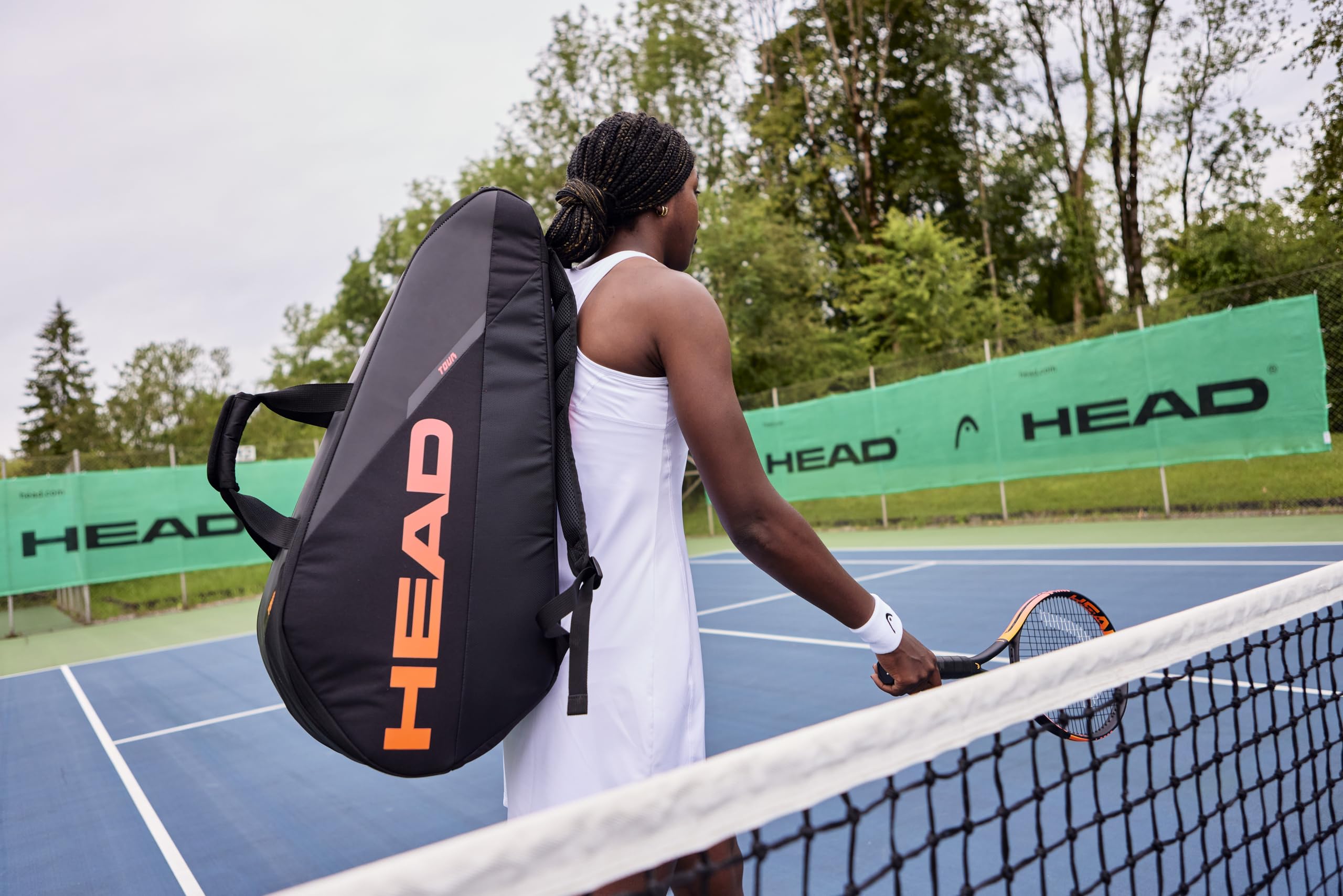 Head Tour Sac pour Raquettes, Noir/Flamme, Taille M, Amazon Exclusive