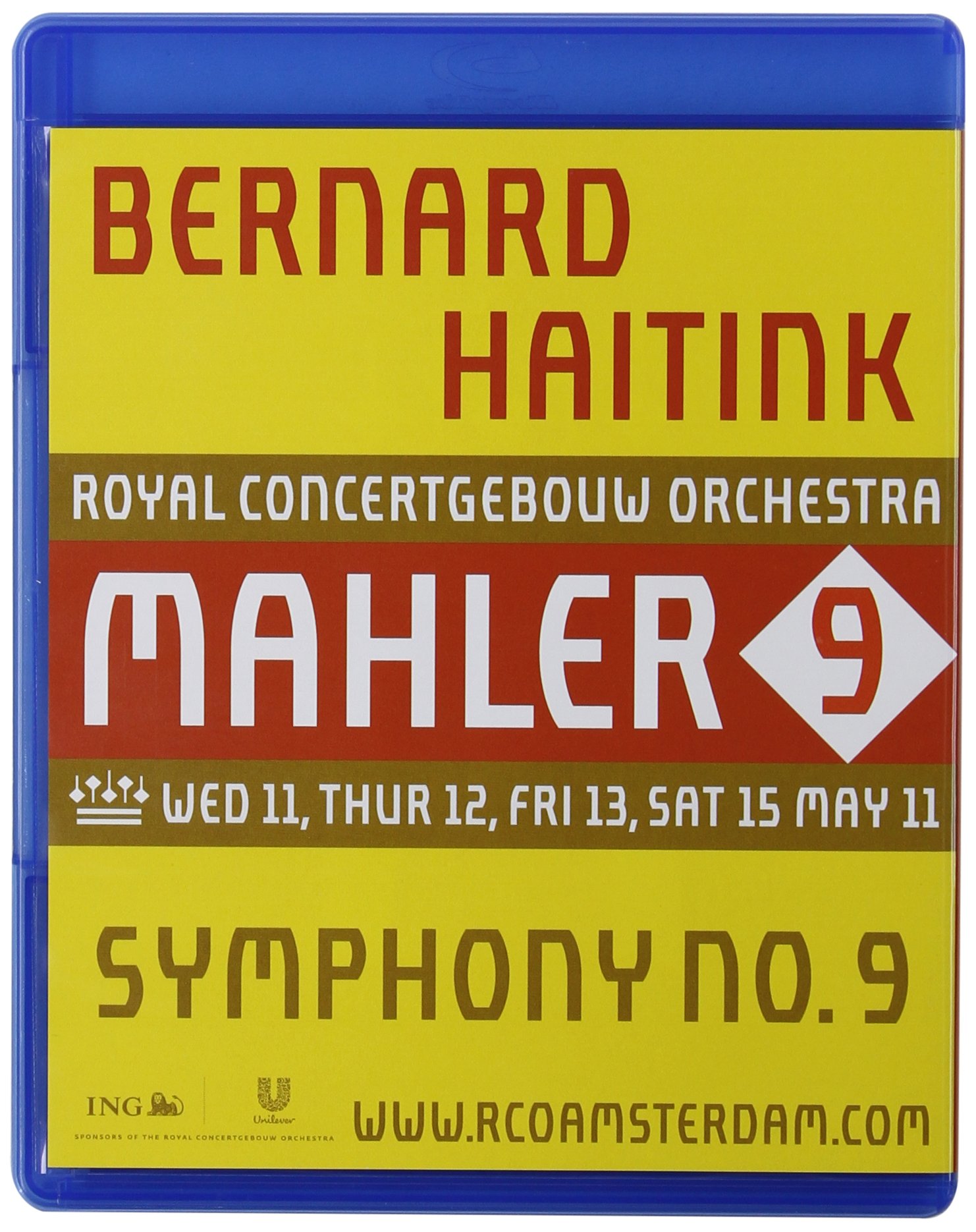 Gustav Mahler - Royal Concertgebouw Orchester [Blu-ray]