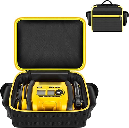 Miniatura 2 de Funda para compresor de aire compatible con el inflador de neumáticos DEWALT 20V MAX + bolsa compatible con la herramienta de corte DEWALT 20V MAX