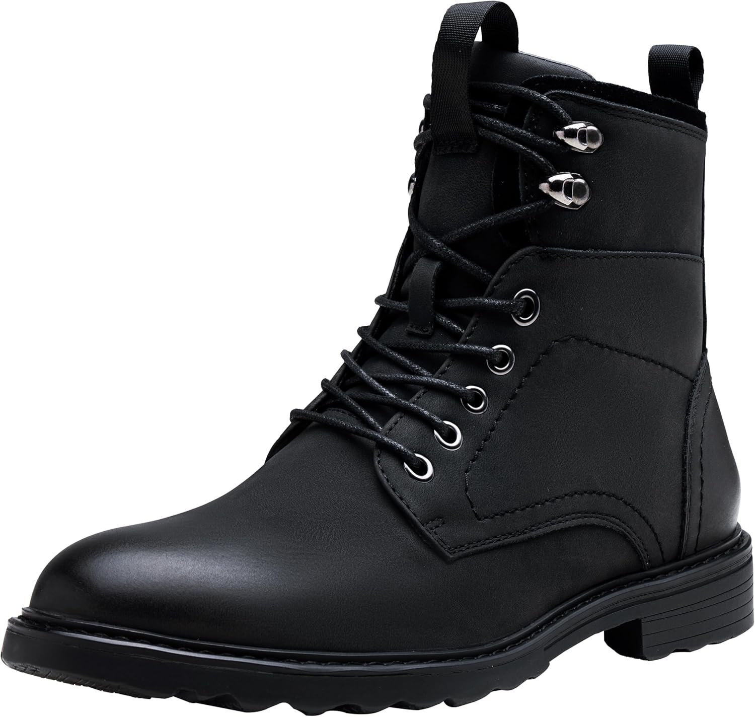 Vostey Mens Boots Motorcycle Casual Boots for Men Zipper Fashion Chukka Boots Mens