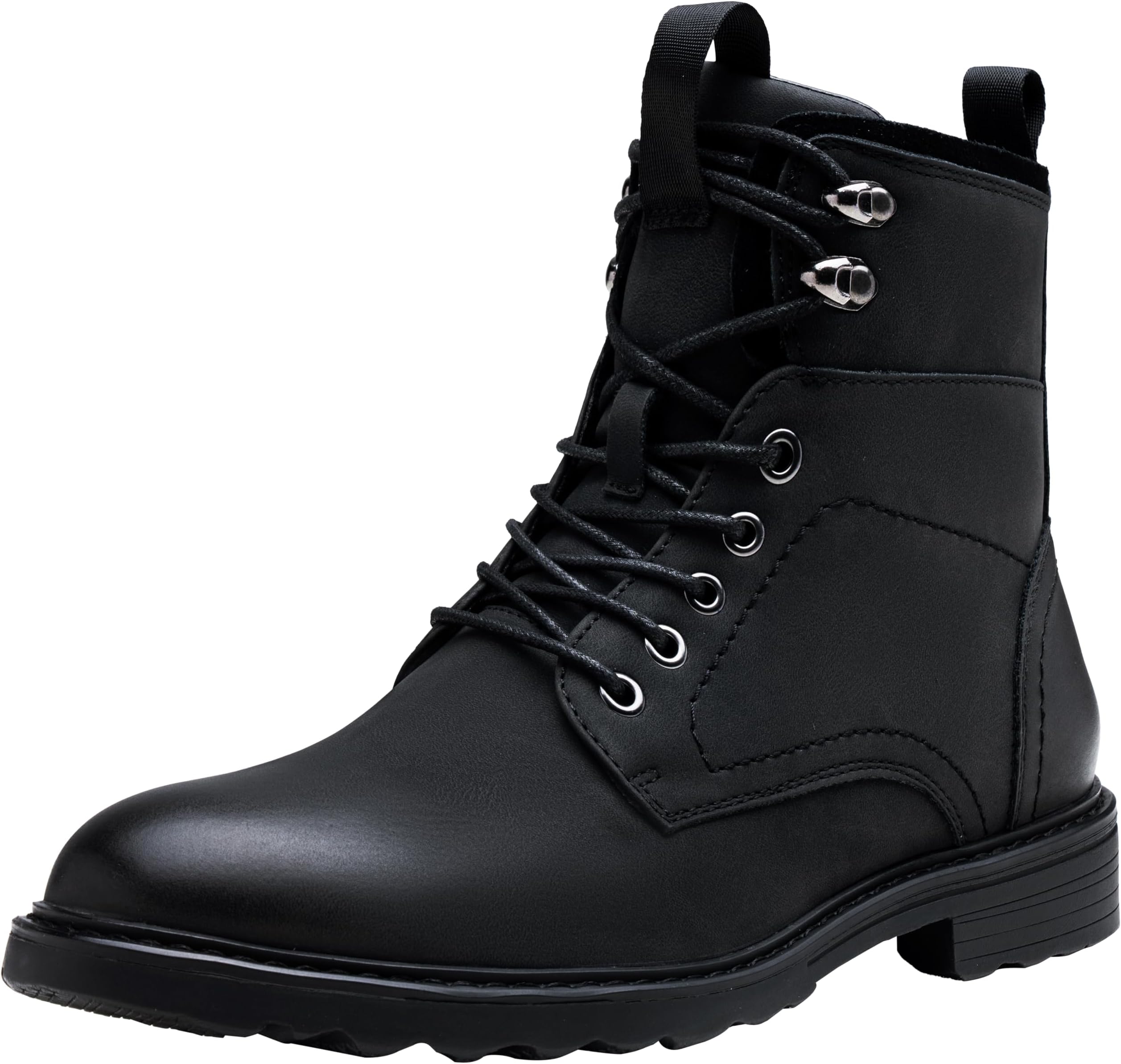 Mens Boots Motorcycle Casual Boots for Men Zipper Fashion Chukka Boots Mens