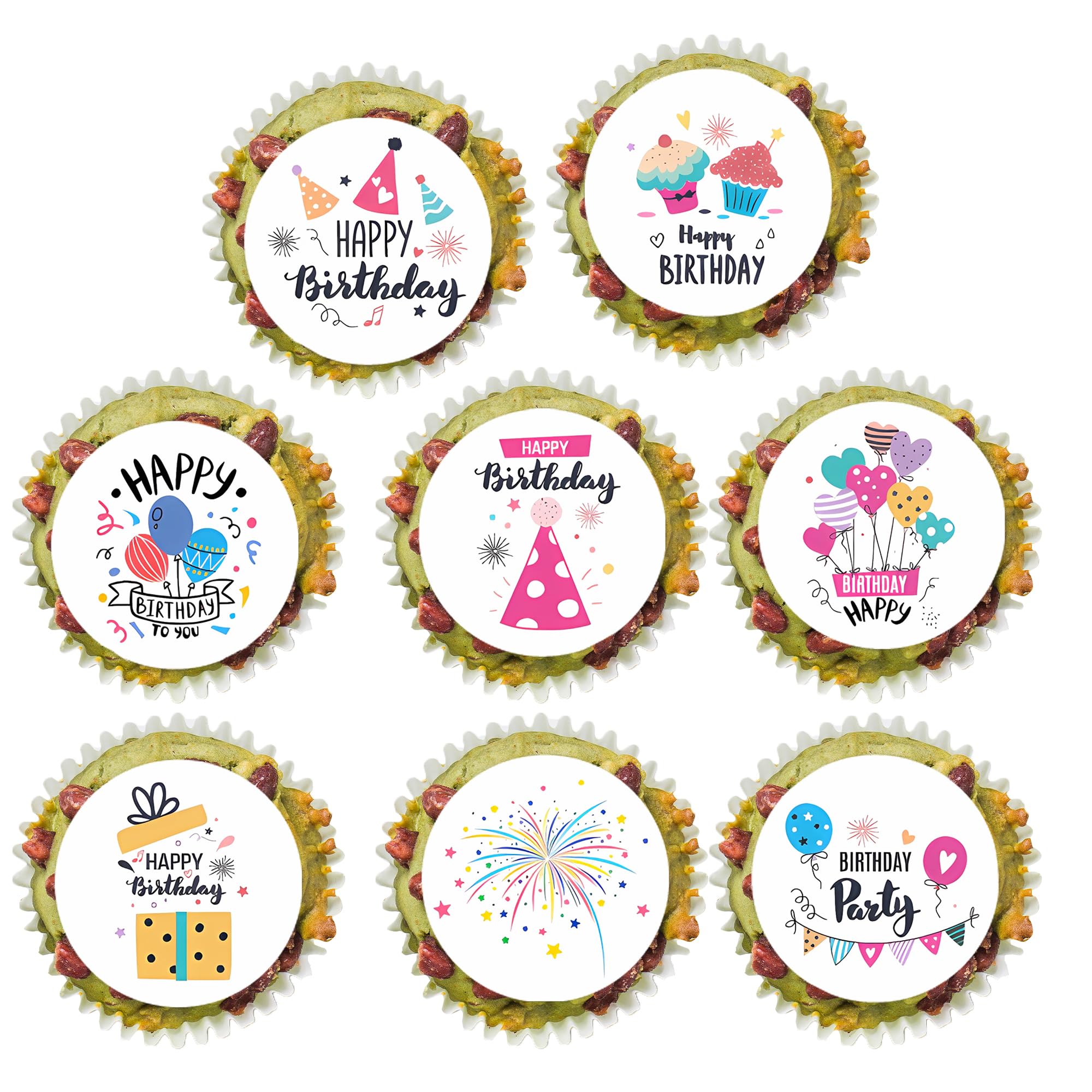 Amazon.com: 32pcs Edible Happy Birthday Cupcake Toppers Wafer Paper Colorful Birthday Cake Picks Baby Shower Kids or Adults Birthday Party Decoration Supplies amazon-com-32pcs-edible-happy-birthday-cupcake-toppers-wafer-paper-colorful-birthday-cake-picks-baby-shower-kids-or-adults-birthday-party-decoration-supplies