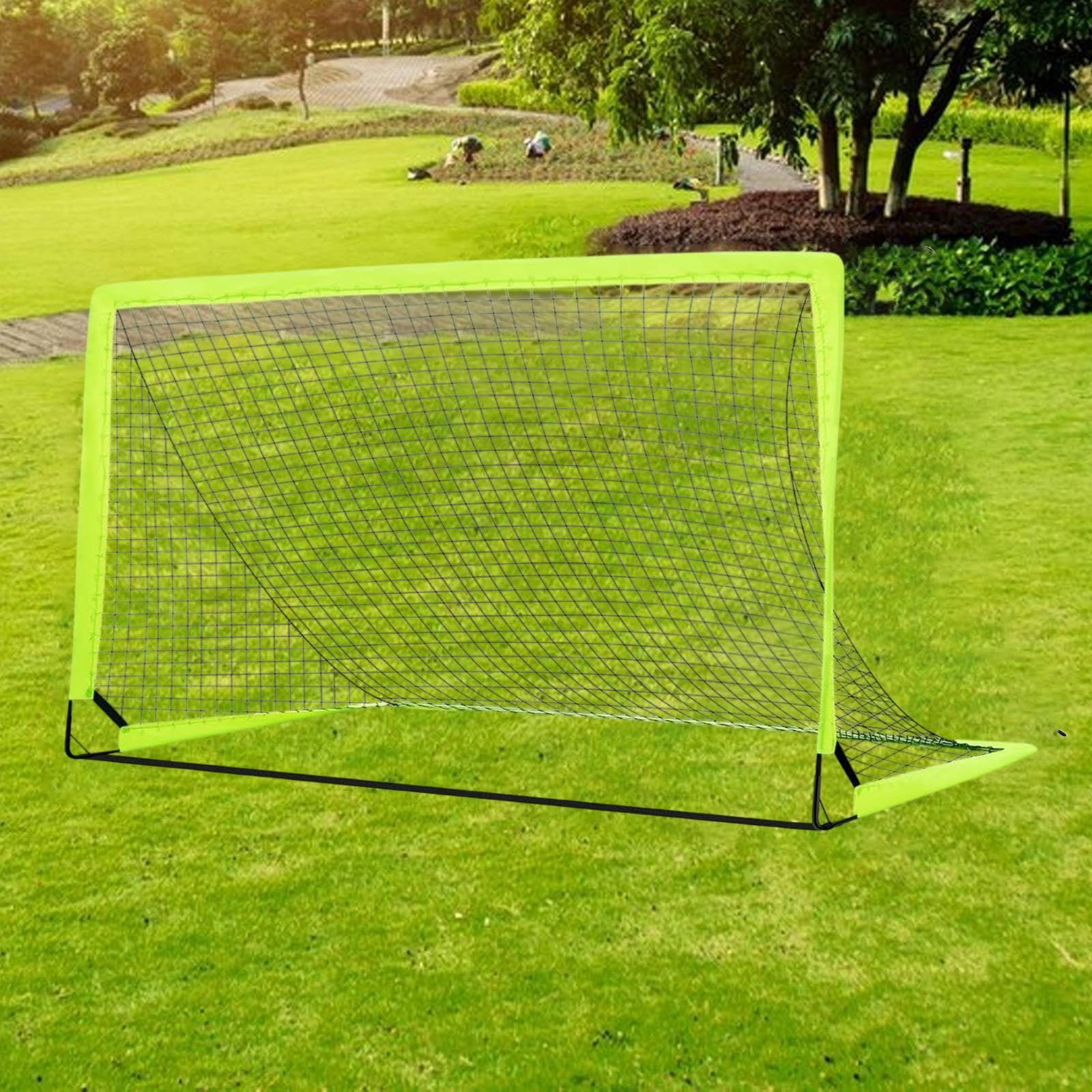 Oshhni Gobieri calcistici Poche Pocali di Piega compatta Pratica per Esterni Calcio Post Net per Il Cortile Beach Sports Outdoor Indoor