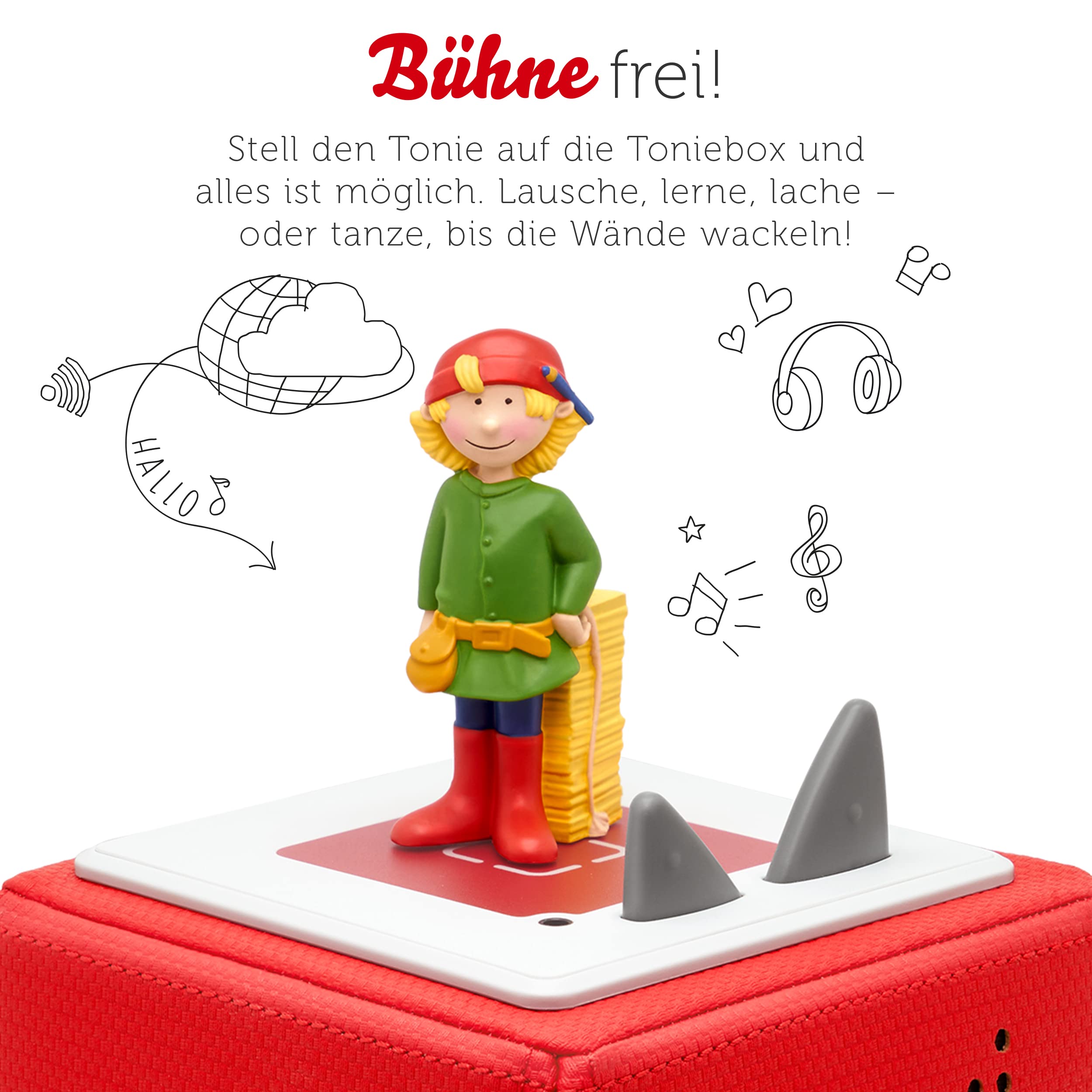 Tonies Personaggio Sotto Il Mio Letto 5 – Statuetta Con 16 Canzoni Per Bambini 4+ – Durata 57 Minuti - 4