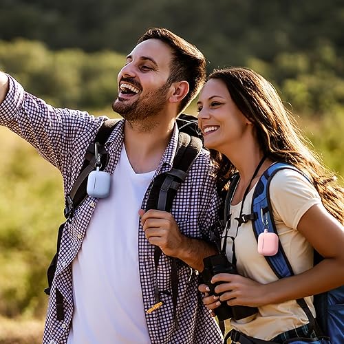 Miniatura 6 de SNBLK funda para AirPods 3 2021, funda protectora de silicona que absorbe los golpes, compatible con AirPods de tercera generación, con llavero,