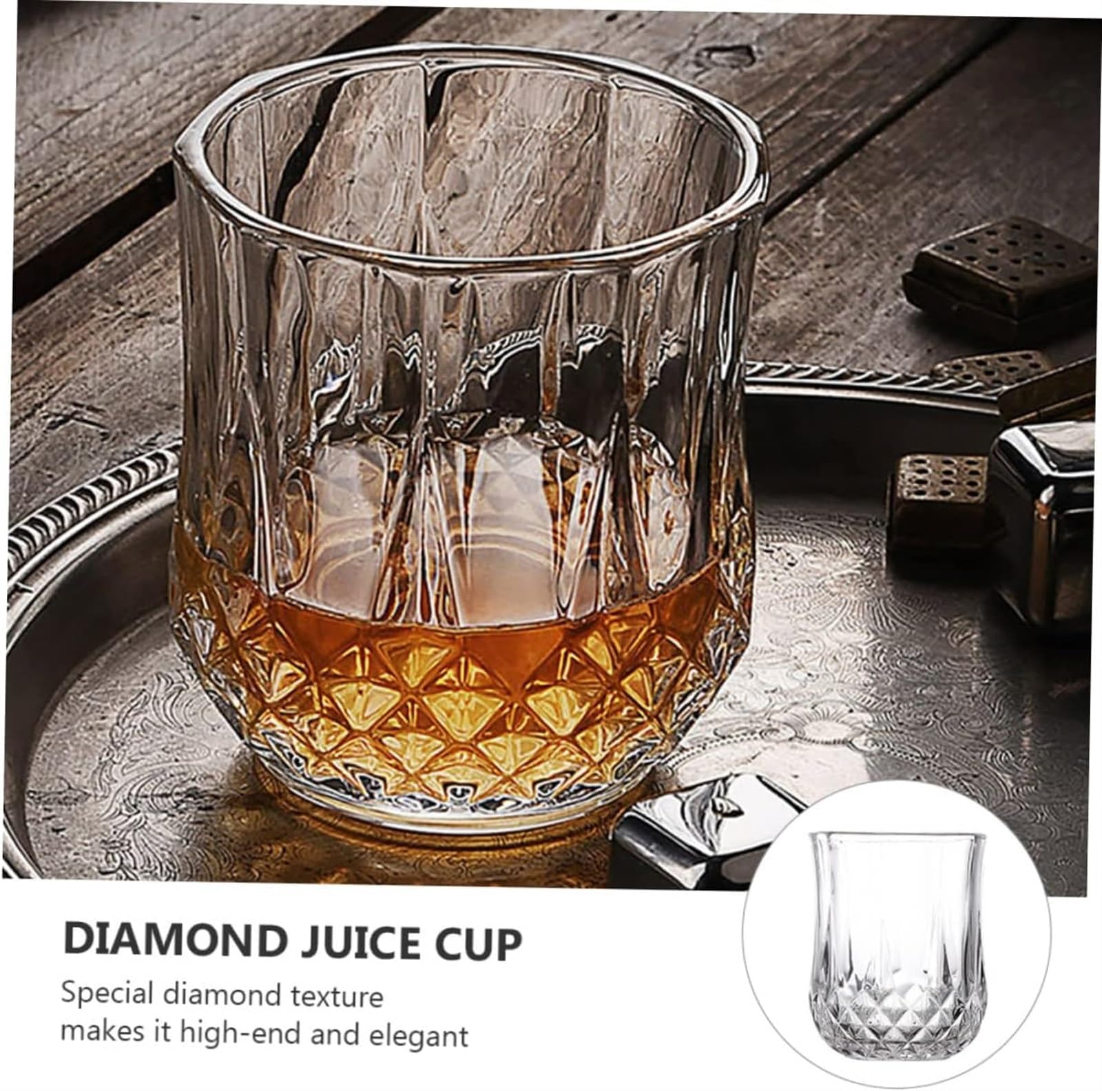 Jarras de cerveza personalizadas, jarras de cerveza, jarras de cerveza, 4 piezas de vasos de roca de cristal, vasos de cóctel antiguos de cristal vintage, vasos de agua, vasos de cerveza de diamante,