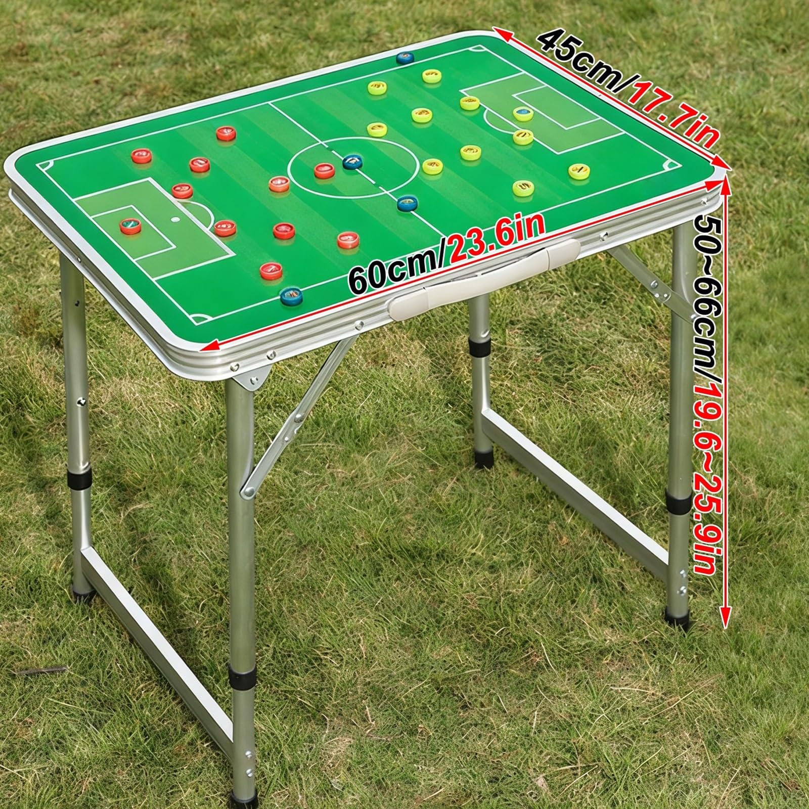 Tablero de Tácticas de Fútbol, ​​Pizarra Plegable para Entrenadores