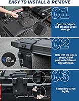 Vista 3 de JOYTUTUS Almohadilla de Bicicleta para Camión, Almohadilla de Cama de Camión Más Ancha para Bicicleta Individual, Respaldo Anti-Balanceo