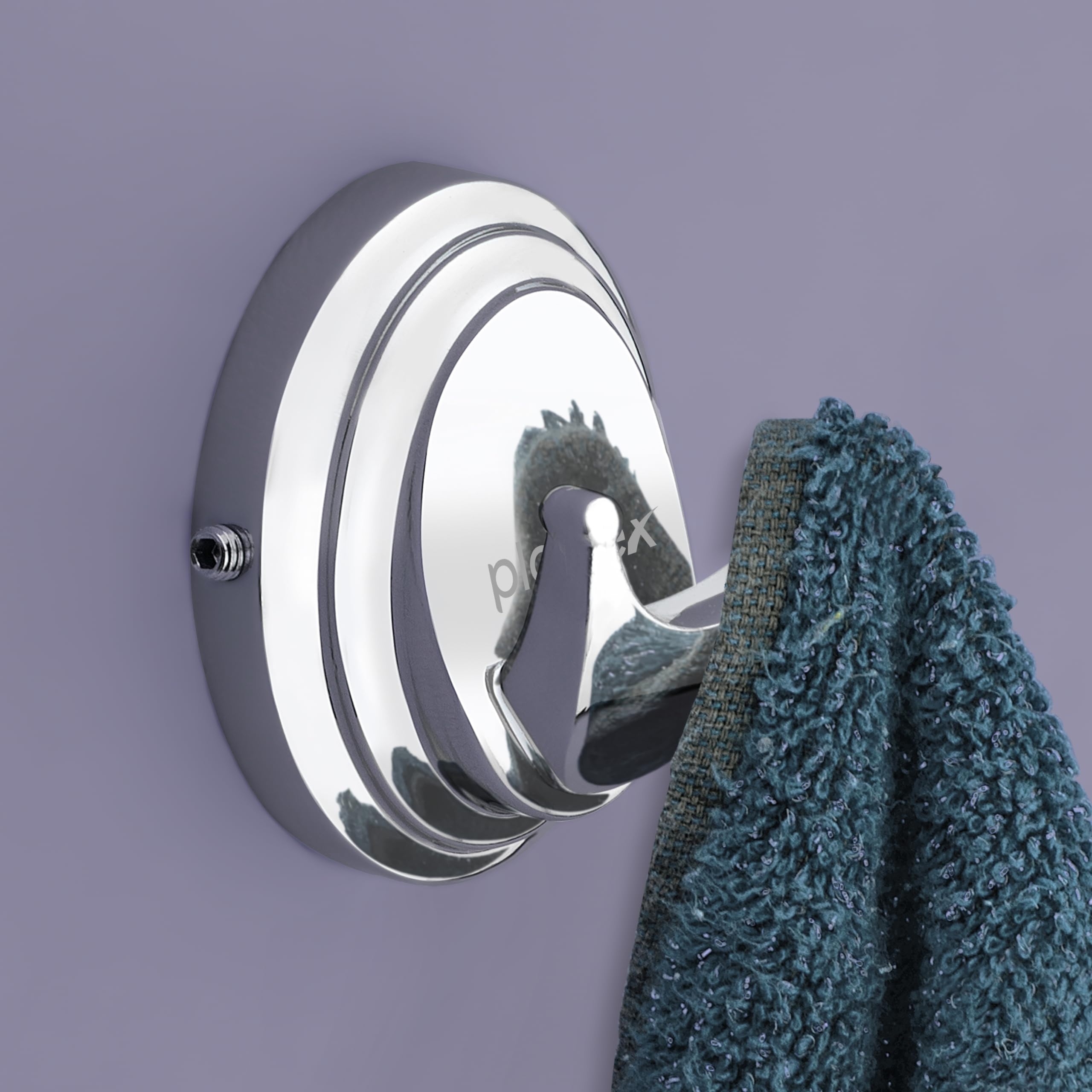 Plantex 304 Grade Stainless Steel Robe Hook for Bathroom/Cloth Hanger for Wall/Hooks for Clothes Hanging - Cubic (Chrome) (B07V1GYFHV) Amazon Price History, Amazon Price Tracker