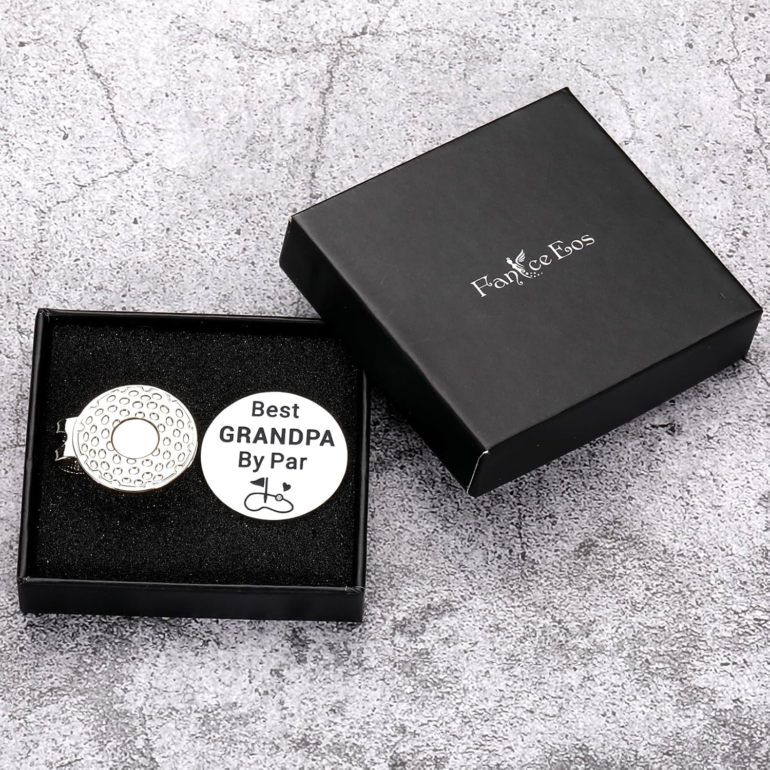 Grandpa Golf Gift for Men Golf Ball Markers Hat Clip Christmas Birthday Gifts for Grandpa from Grandchildren Funny Magnetic Golf Accessories for Men Grandfather Fathers Day Retirement - Image 5