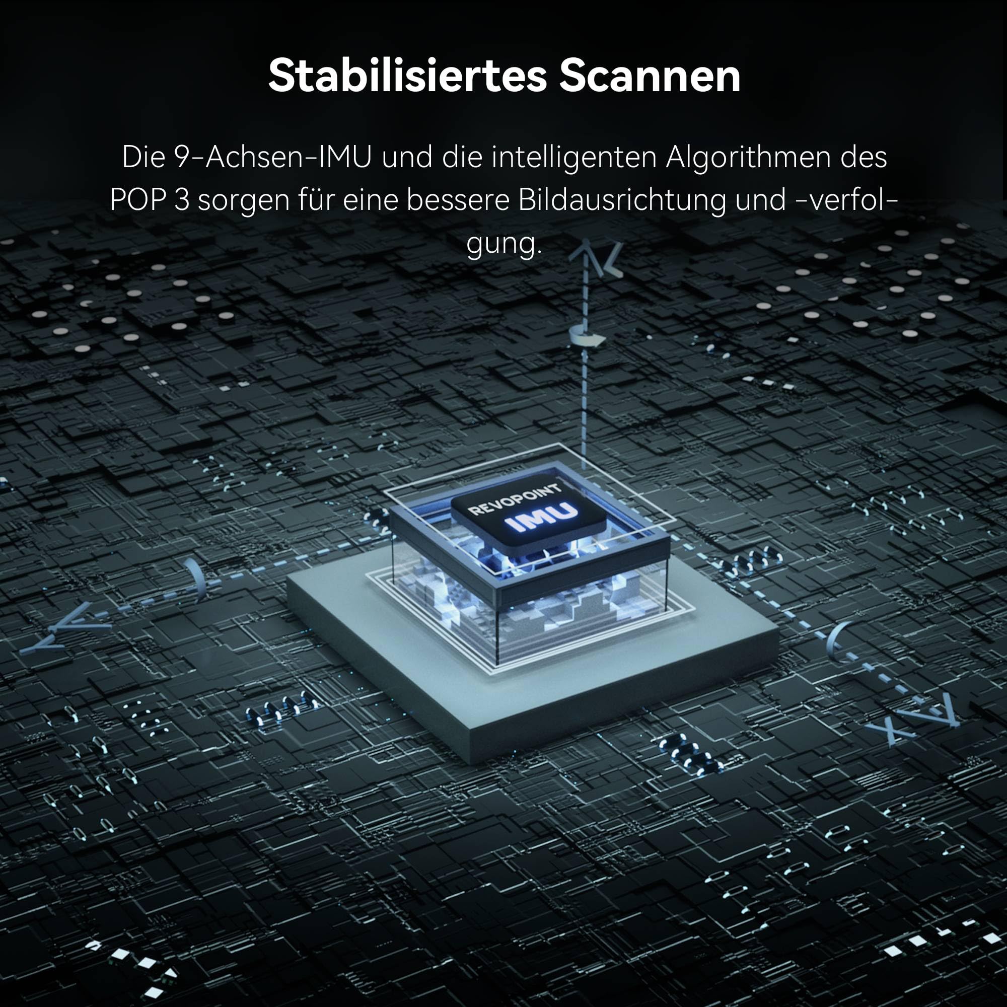 [2023 Upgrade] Revopoint POP 3 Handheld 3D-Scanner für 3D-Drucker mit Farbdaten, 0,05 mm Präzision und einer Scangeschwindigkeit von bis zu 18 FPS, unterstützt Smartphones und Laptops-Advanced