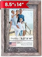Vista 226 de BarnwoodUSA - Portarretratos con marco de estilo rústico