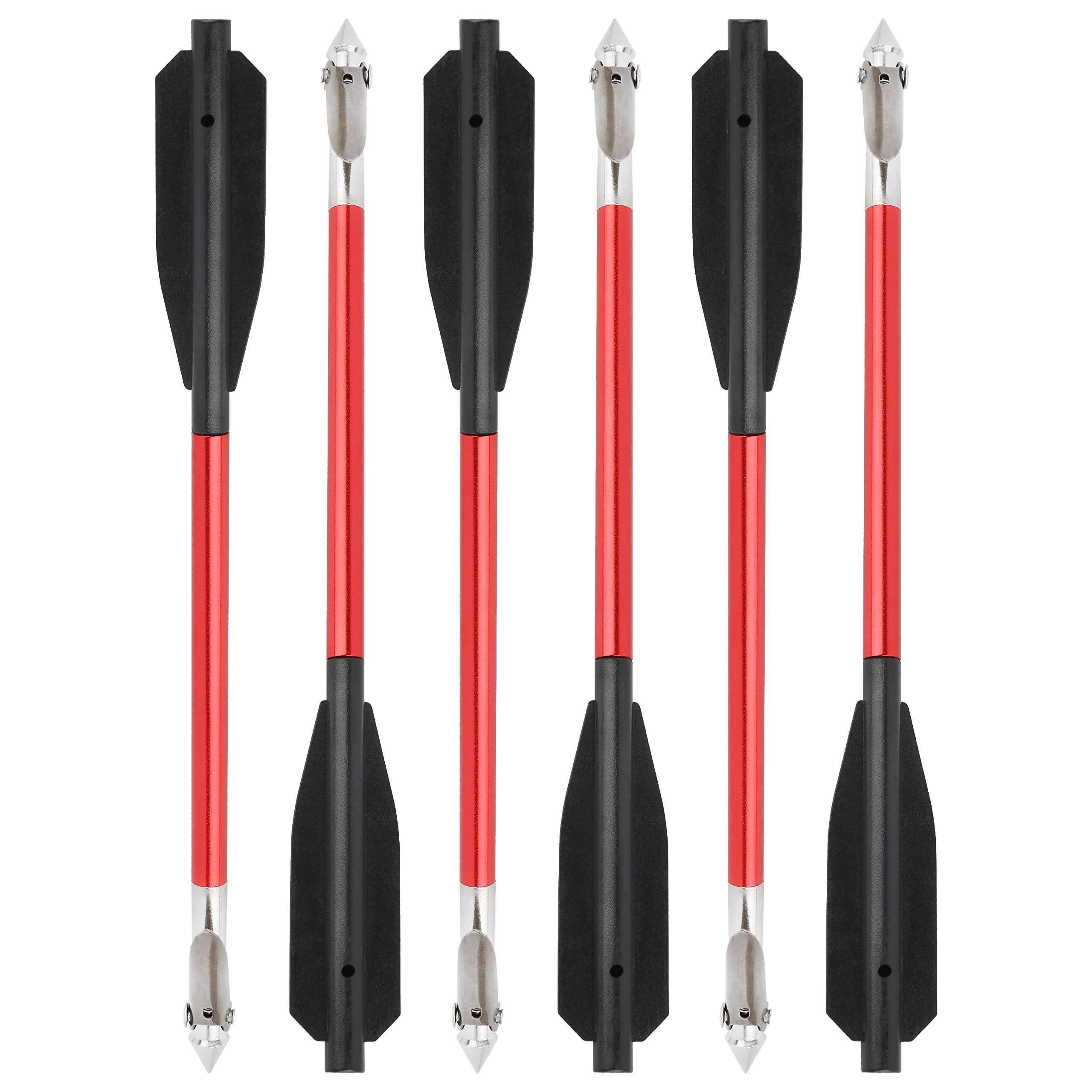 6/12/18 Pack Frecce da Pesca con L'Arco 6.8" Bulloni per Balestra in Alluminio con Punte per Arpioni Bulloni da Pesca per la Pesca con la Balestra