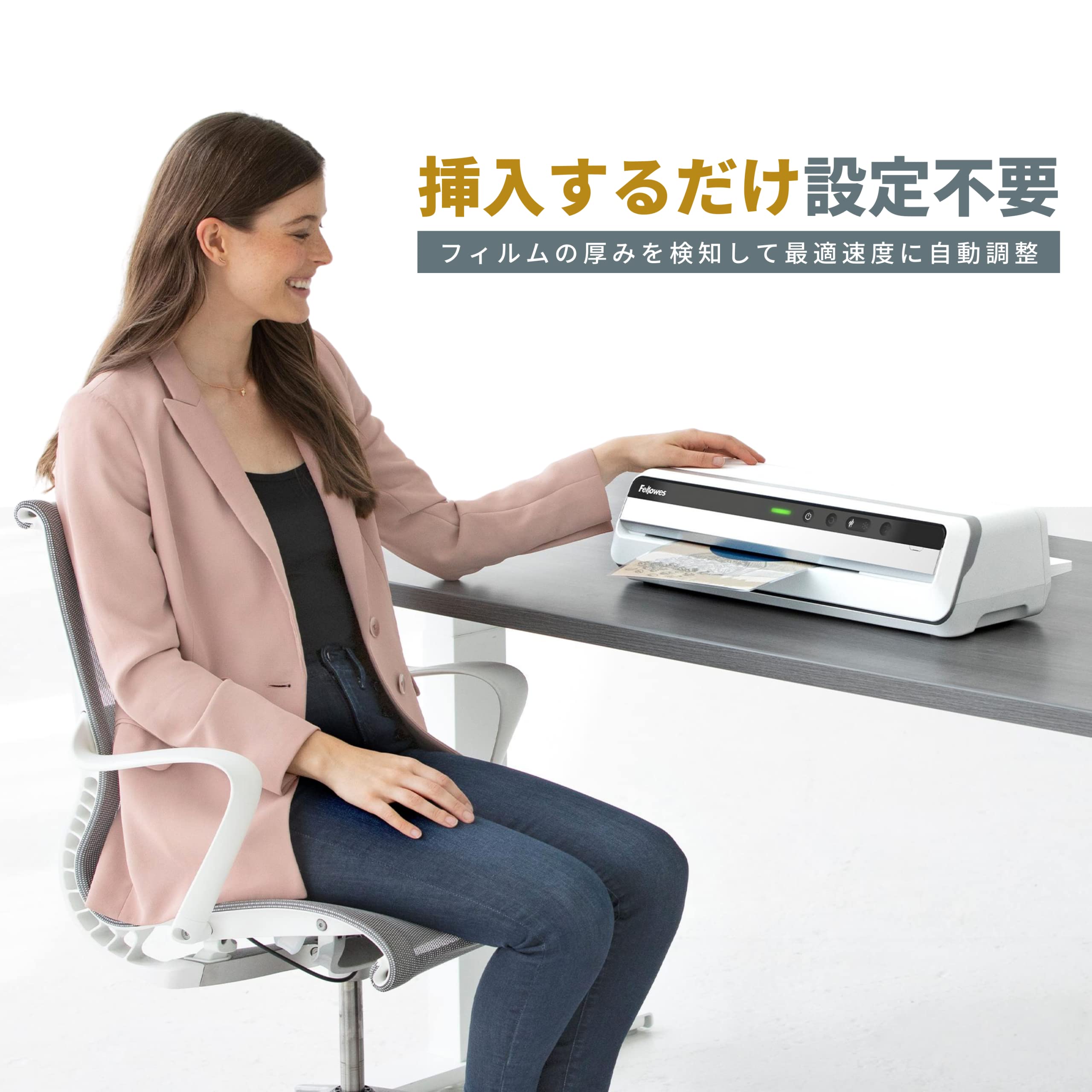 Amazon | フェローズ ラミネーター 6本ローラー 挿入するだけ自動 