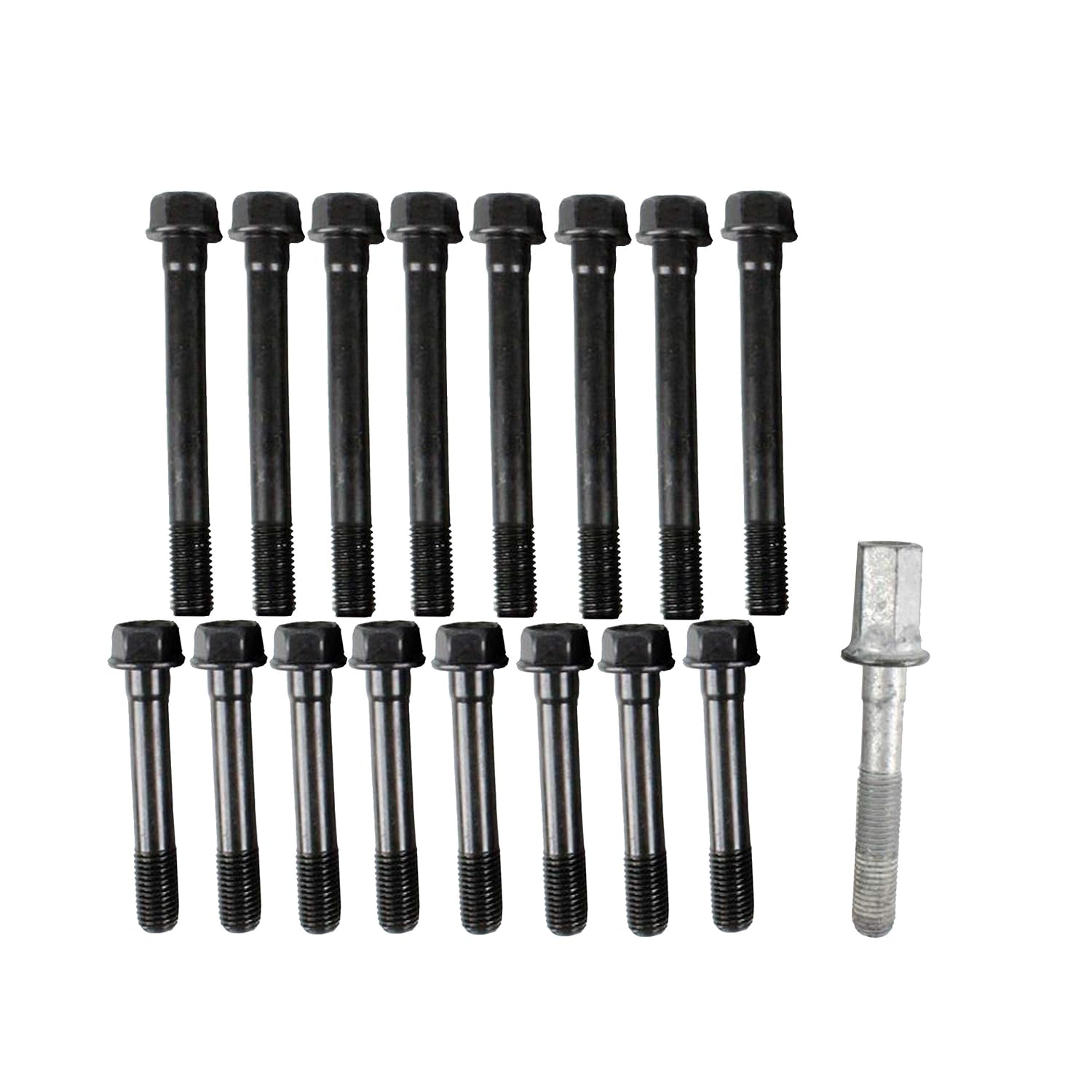 DNJ HBK3115 Head Bolt Kit for 1990-1995 Chevrolet, Isuzu, Oldsmobile, Pontiac Lumina APV, Pickup, Rodeo 3.1L V6 12V OHV 189cid