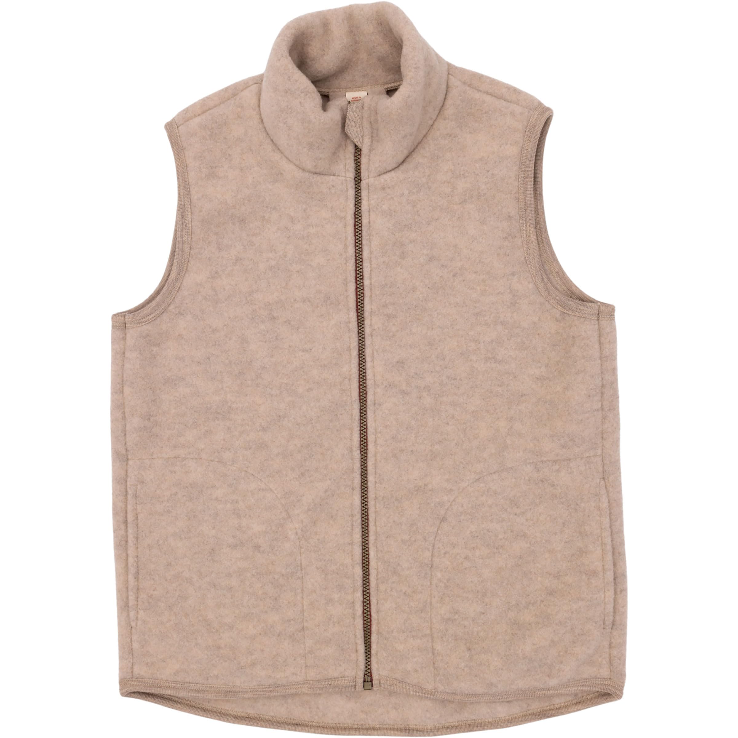 Engel, Damen Fleece Weste mit Reißverschluss, 100% Wolle (Merino, kbT)