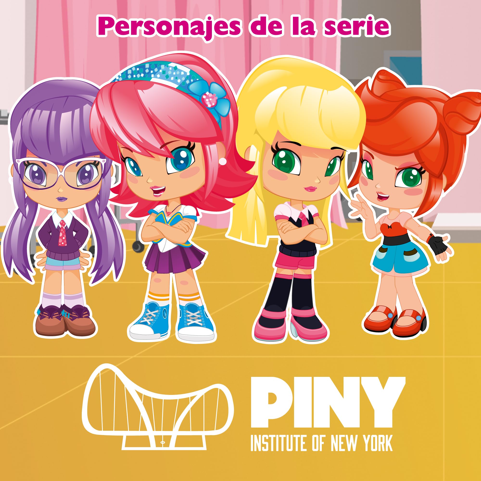 Pinypon PINY Institute of New York - PINY Institute, istituto con Accessori e Personaggio di Michelle, basata sulla Serie TV, per Bambine/i dai 4 Anni, Famosa (PNP03000)