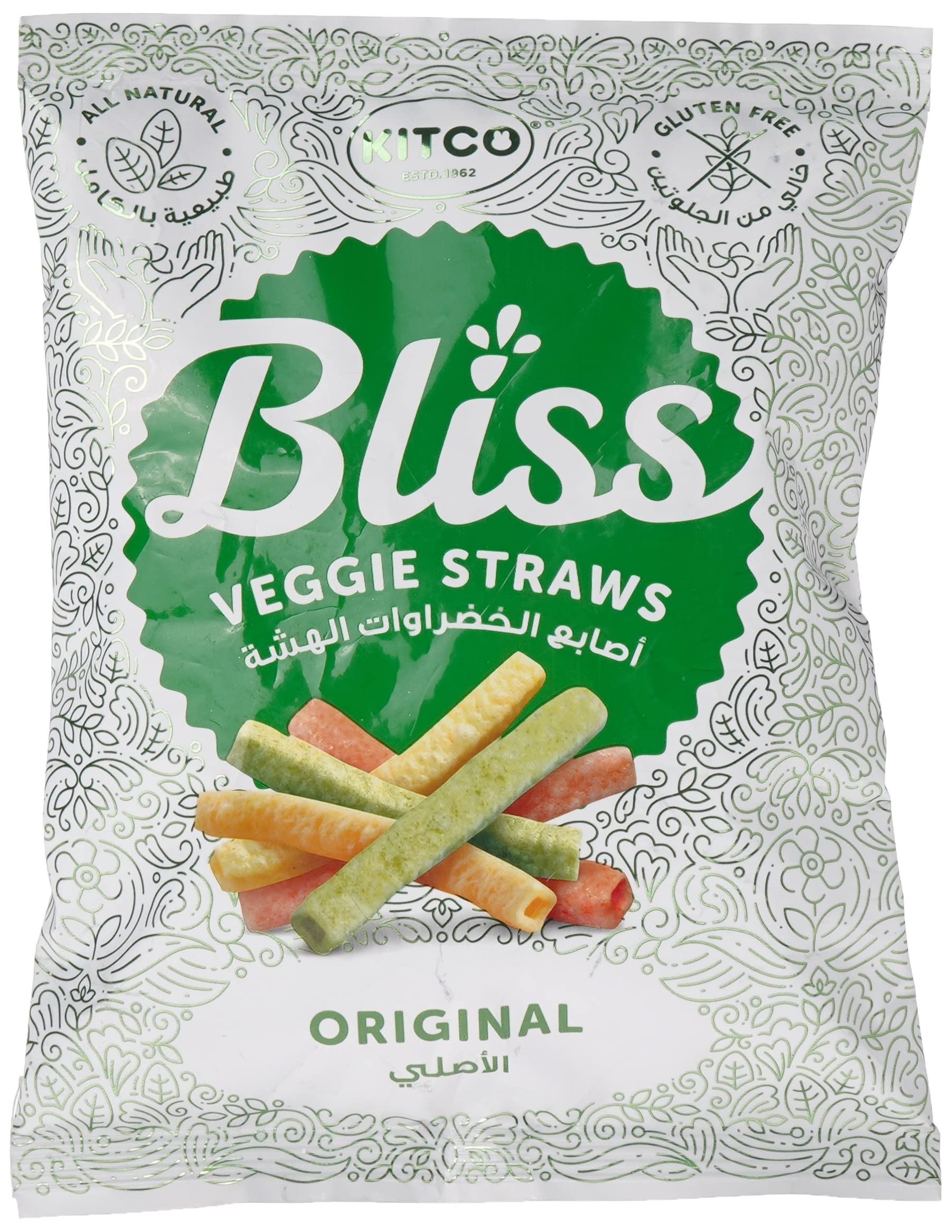 Kitco Bliss Veggie Straws Original Snacks, 27 G