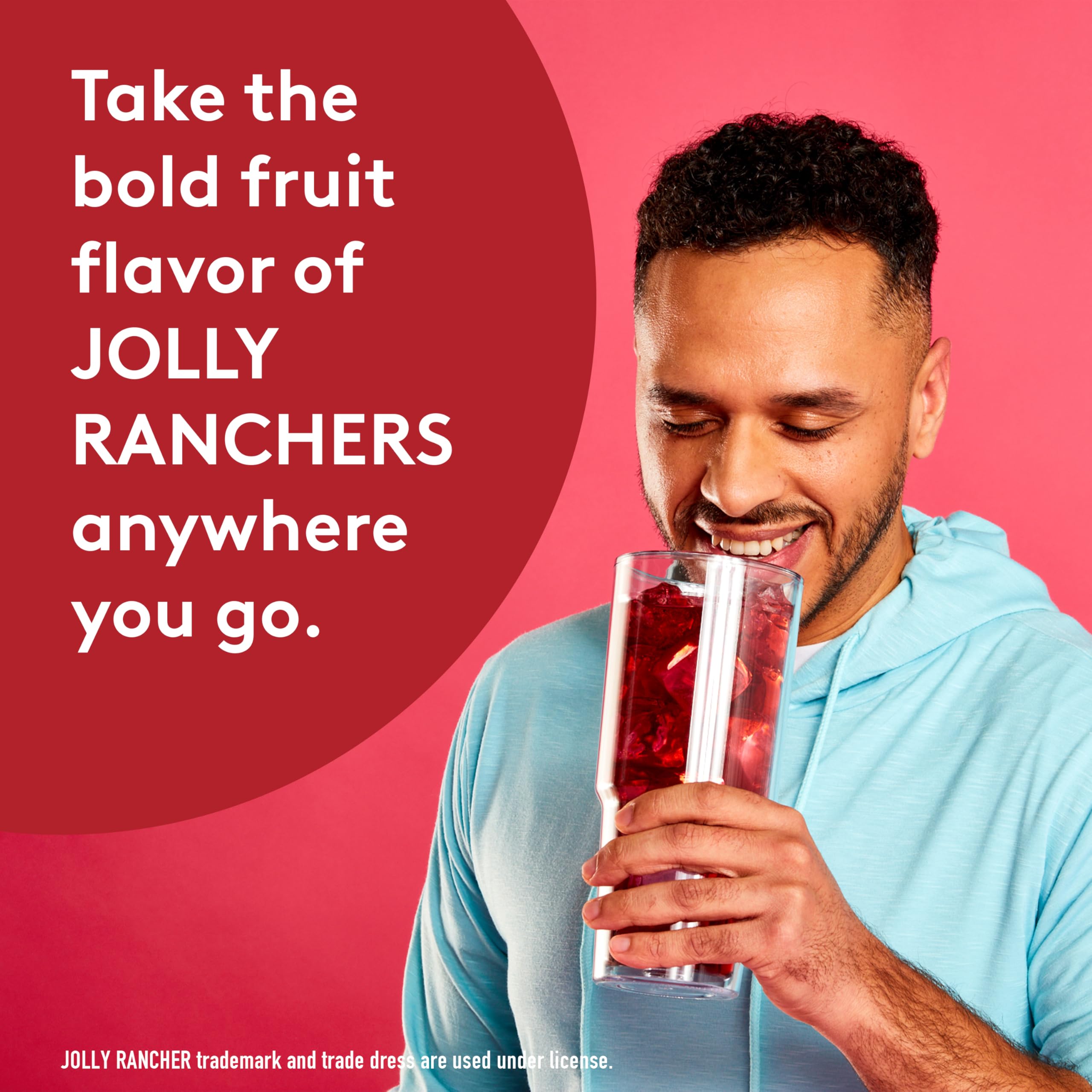 Jolly Rancher Singles To Go Drink Mix - Chery Flavored Powder Packets - 12 Boxes with 6 Packets in Each Box - 72 Total Servings - 72 Count - Enjoy Anywhere and Anytime with Friends and Family