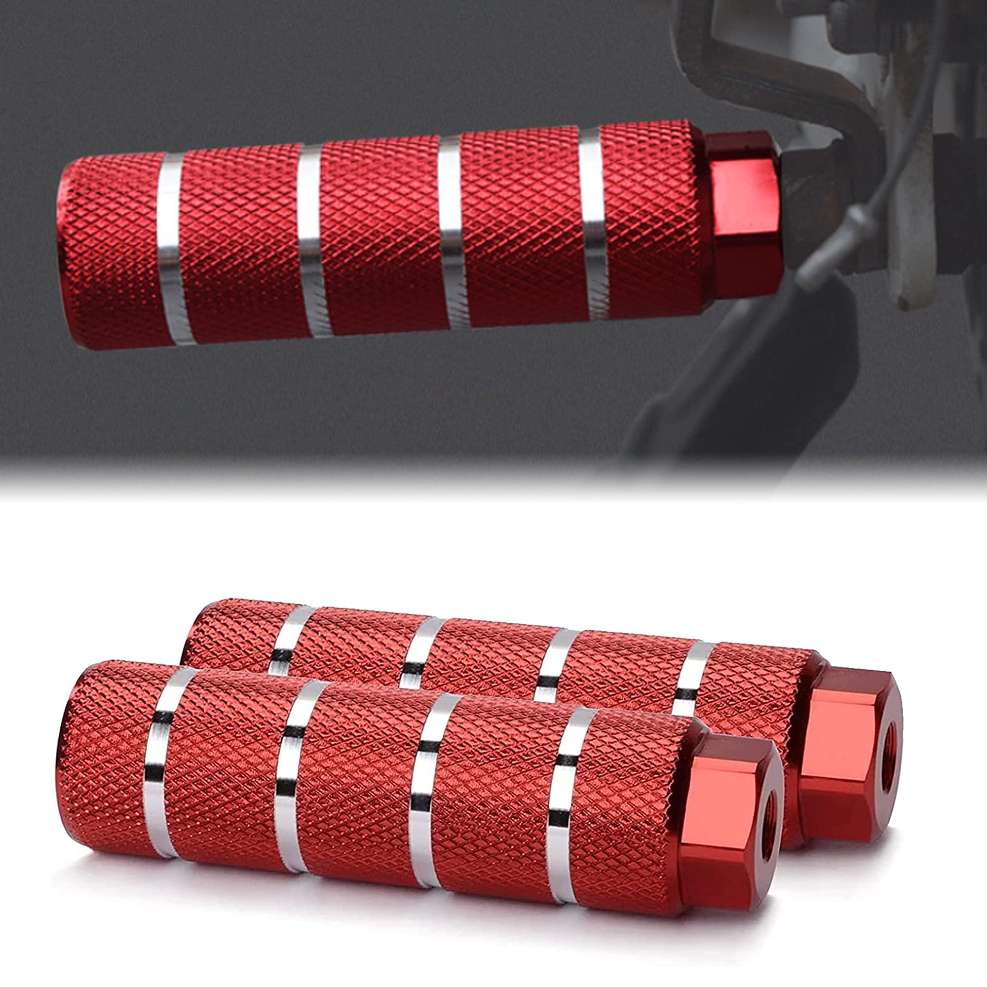 2 Pedane Posteriori Bici - Pedali Antiscivolo In Lega Alluminio Per Mountain Bike