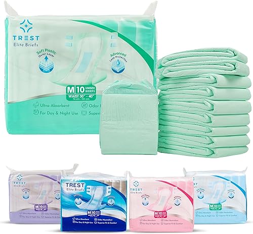 Miniatura 1 de TREST Elite - Calzoncillos para hombres y mujeres, pañales nocturnos para incontinencia, absorción de élite, cómodos, neutralizantes de olores y