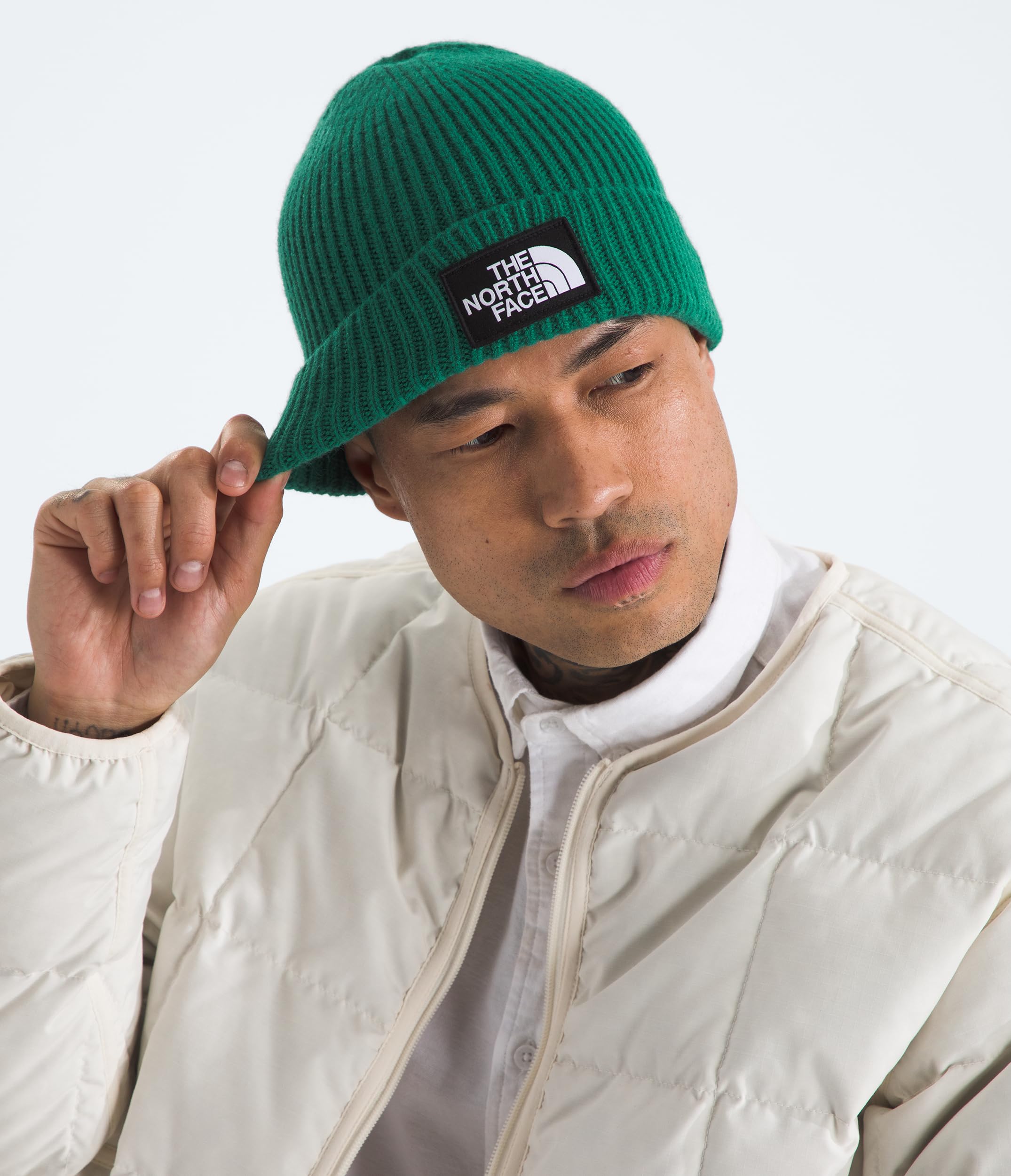The North Face Logo Box Cuffed - Bonnet - Mixte