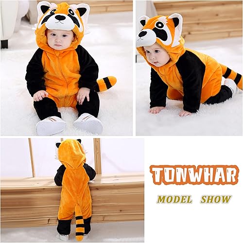 Miniatura 5 de Tonwhar - Mameluco disfraz para bebé de 0 a 3 años, diseño de animales y dibujos animados.