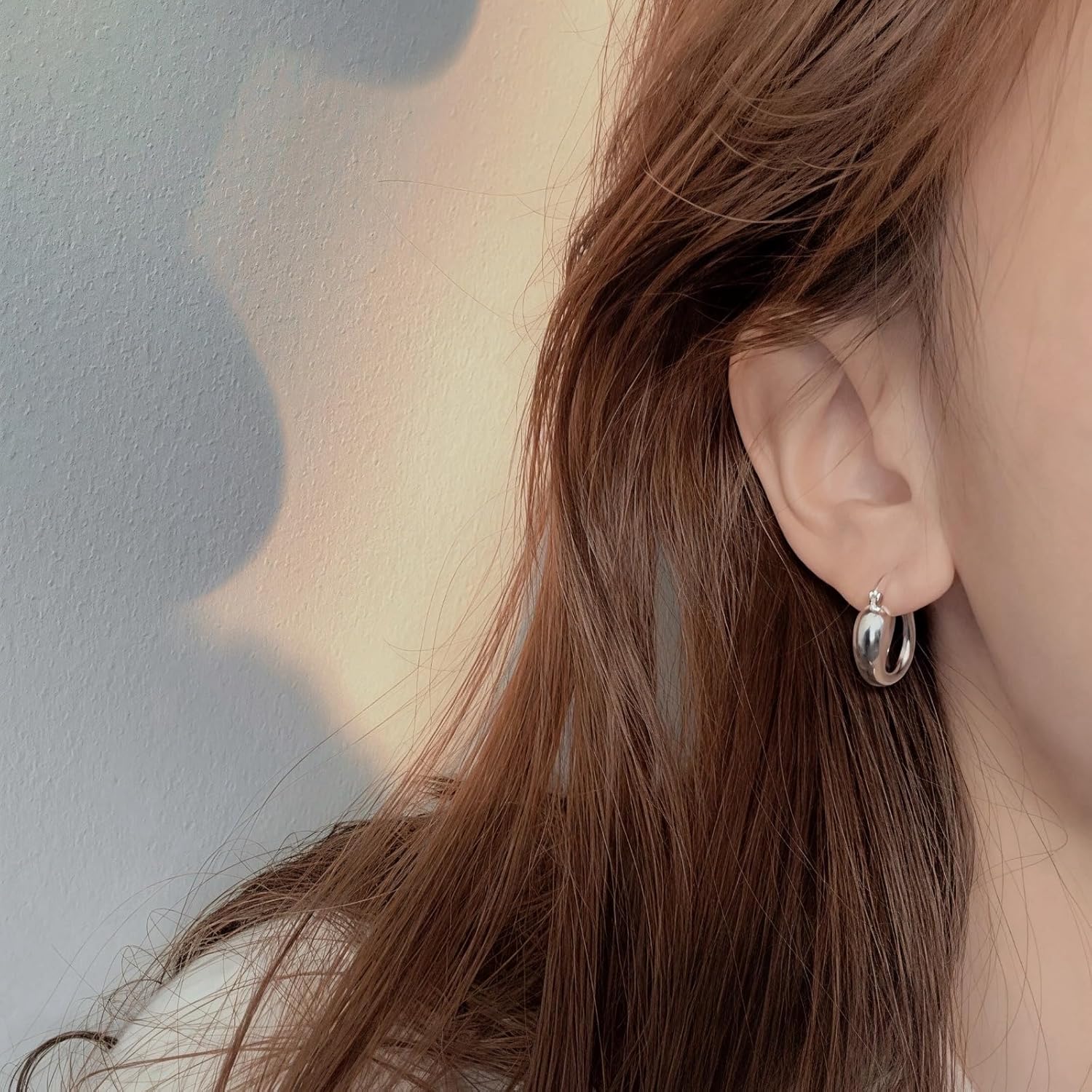 925 Sterling Silver Hoop Earrings for Women Small U -Earrings Lightweight Classic Click-Top Earring Hoops - Image 6