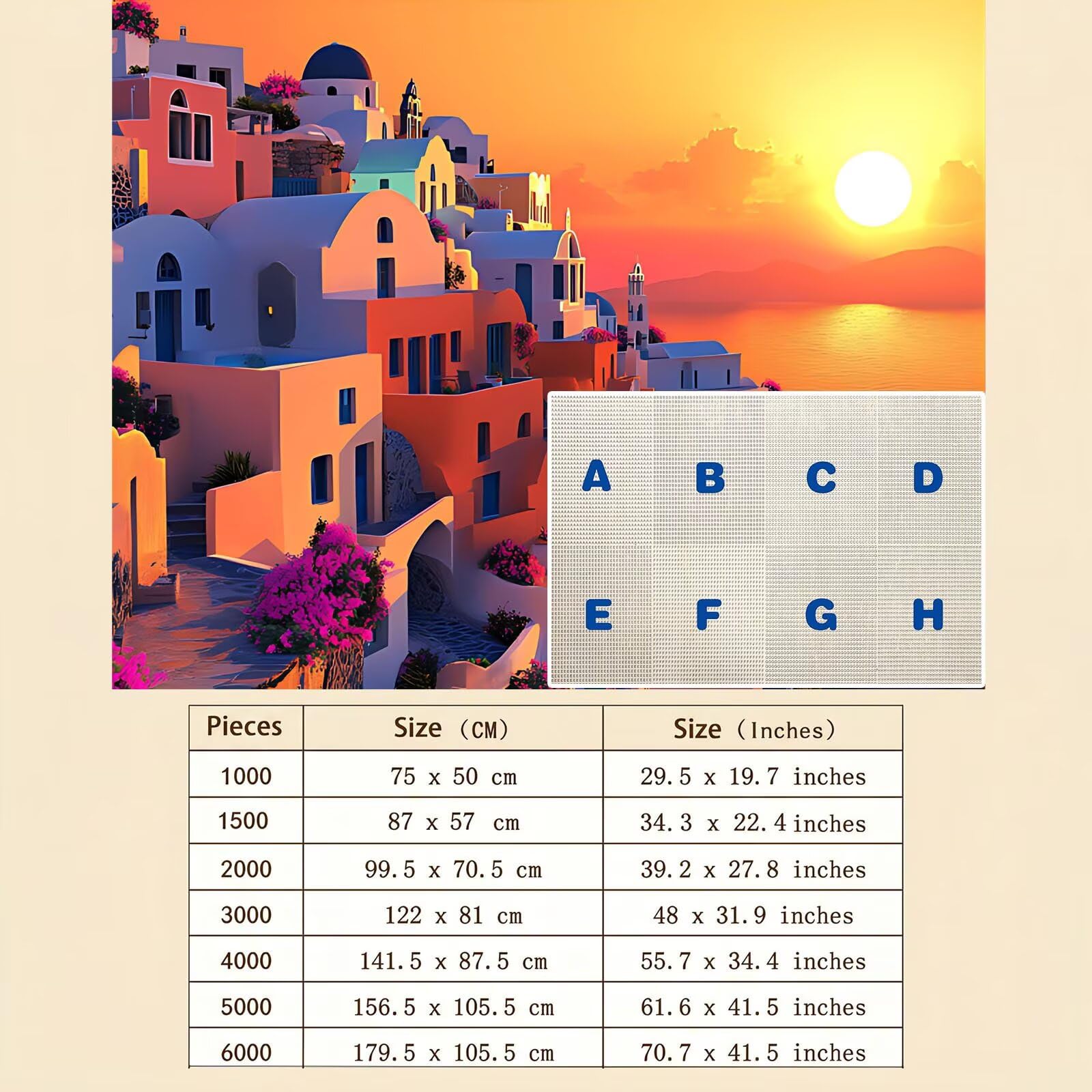 arquitectura Atardecer Puzzle de 1500 Piezas, Juego de Mesa Familiar de Madera - Rompecabezas Adultos para Toda La Familia, Rompecabezas Educativo DIY y Antiestrés - Regalo de Mujer, 87 x 57 cm f0-488