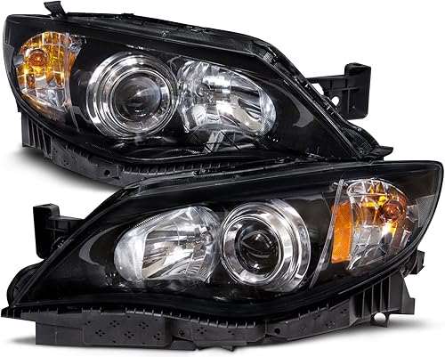 HEADLIGHTSDEPOT Faros delanteros halógenos compatibles con Subaru Impreza y Outback Sport, incluye faros delanteros izquierdo del lado del conductor