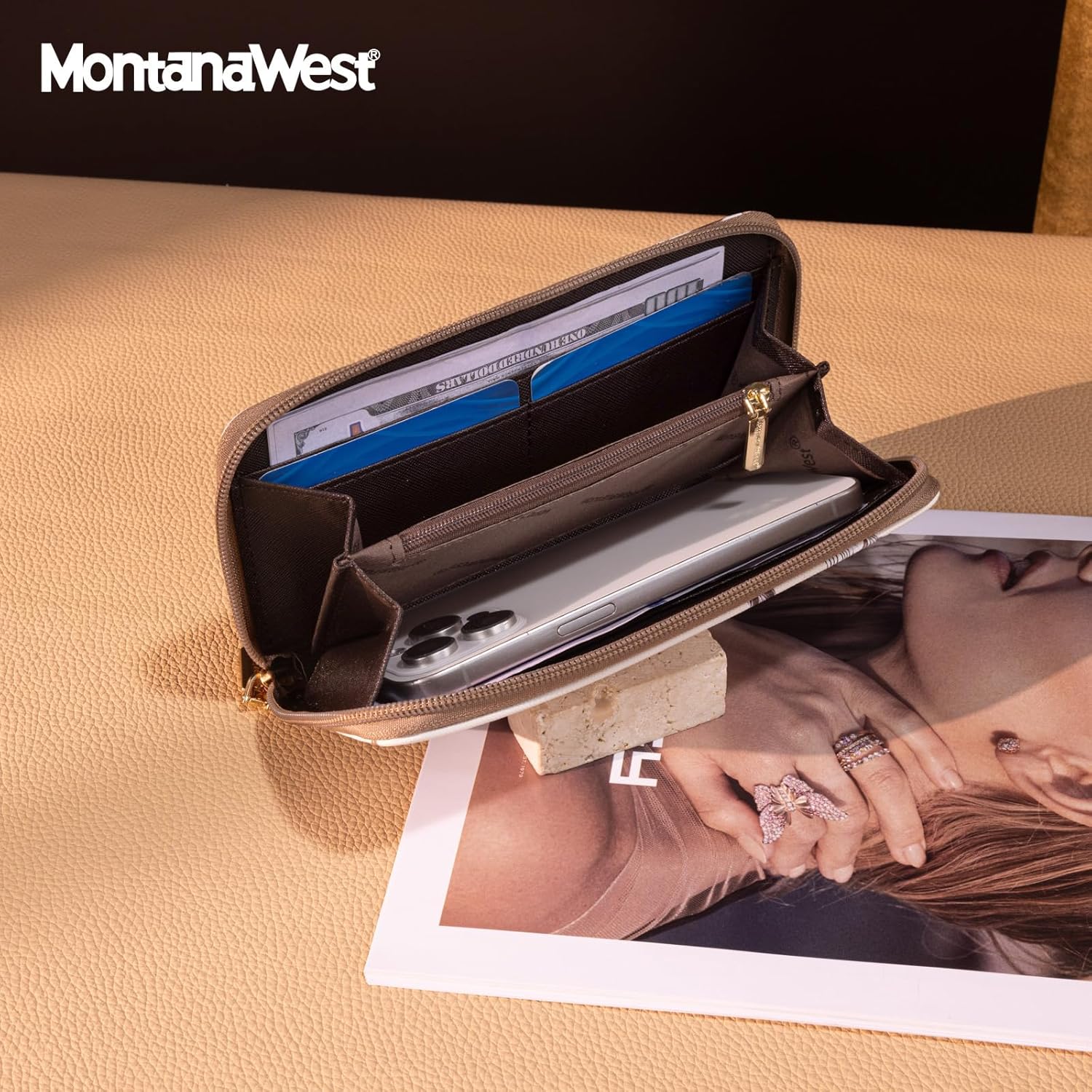 Montana West 3PCS Purses for Women Tote Bag and Wallet Set Shoulder Satchel Handbags - Image 6