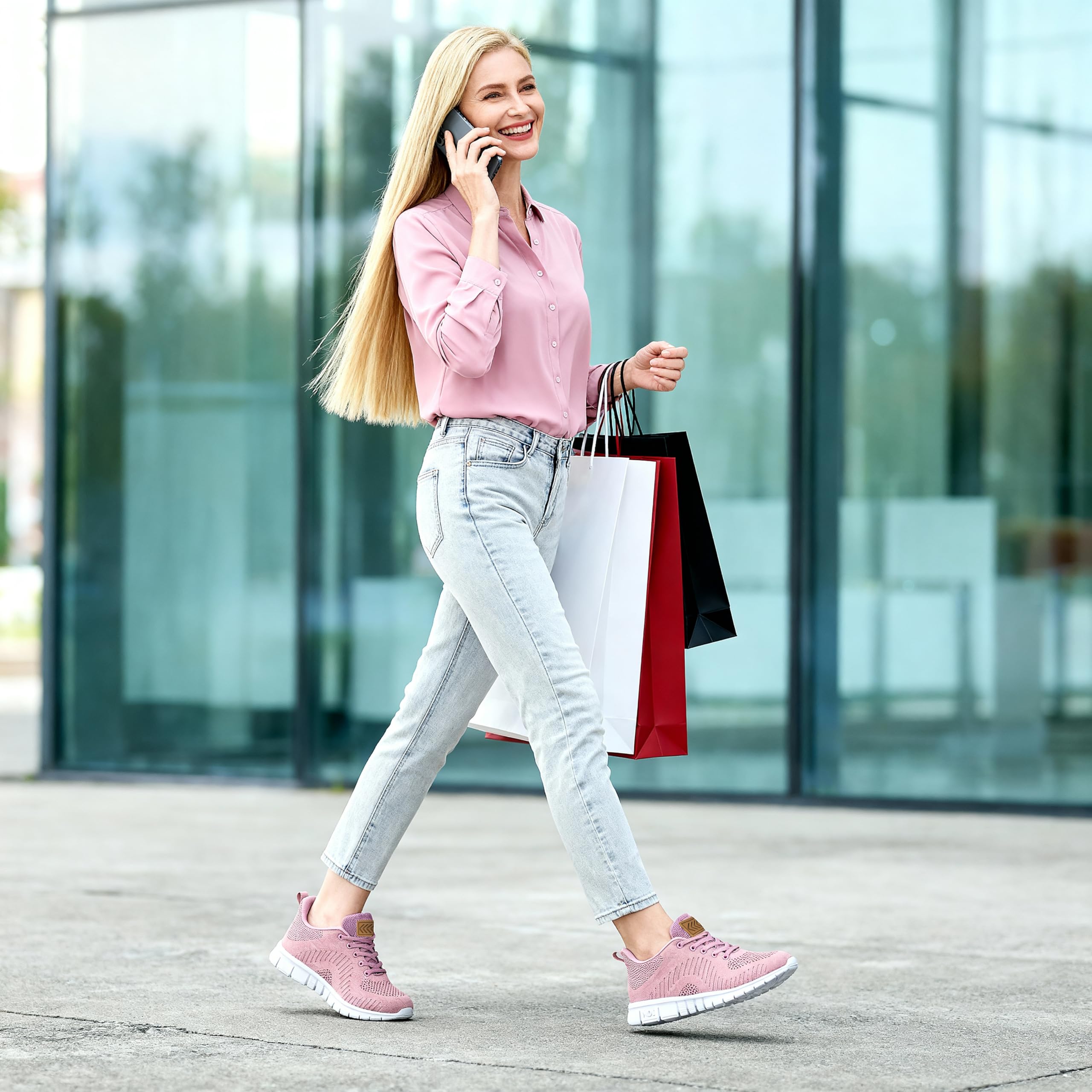 Alicegana Tenis para mujer, ligeros, antideslizantes, informales, para caminar
