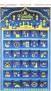 HOWAF Ramadan Kalender zum Befüllen 2026, Ramadan Adventskalender zum