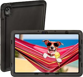 BobjGear Bobj Rugged Tablet Case for Lenovo Tab P11 (TB-J606F) and Tab P11 Plus (TB-J616F) 11.0 Kid Friendly (Bold Black)