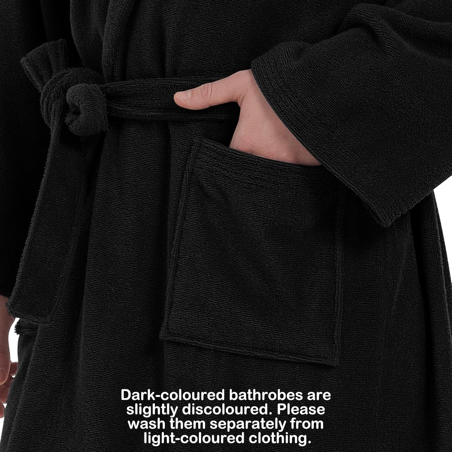 Mens Robe with Hood-Classic Terry Cloth Bathrobe for Men,Soft Knee Length Bathrobes