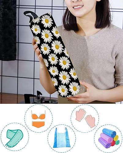 Miniatura 5 de SXboxing Soporte para bolsa de plástico, reutilizable, lindo soporte para bolsa de comestibles, organizador de bolsas de plástico duradero, práctico