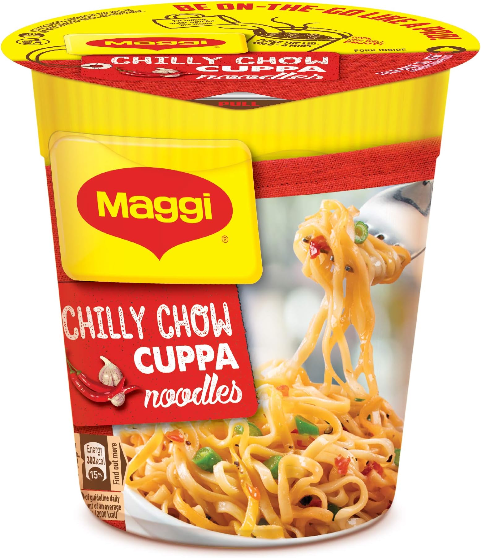 Nestle Maggi Cuppa Noodles, Chilli Chow - 70g Cup