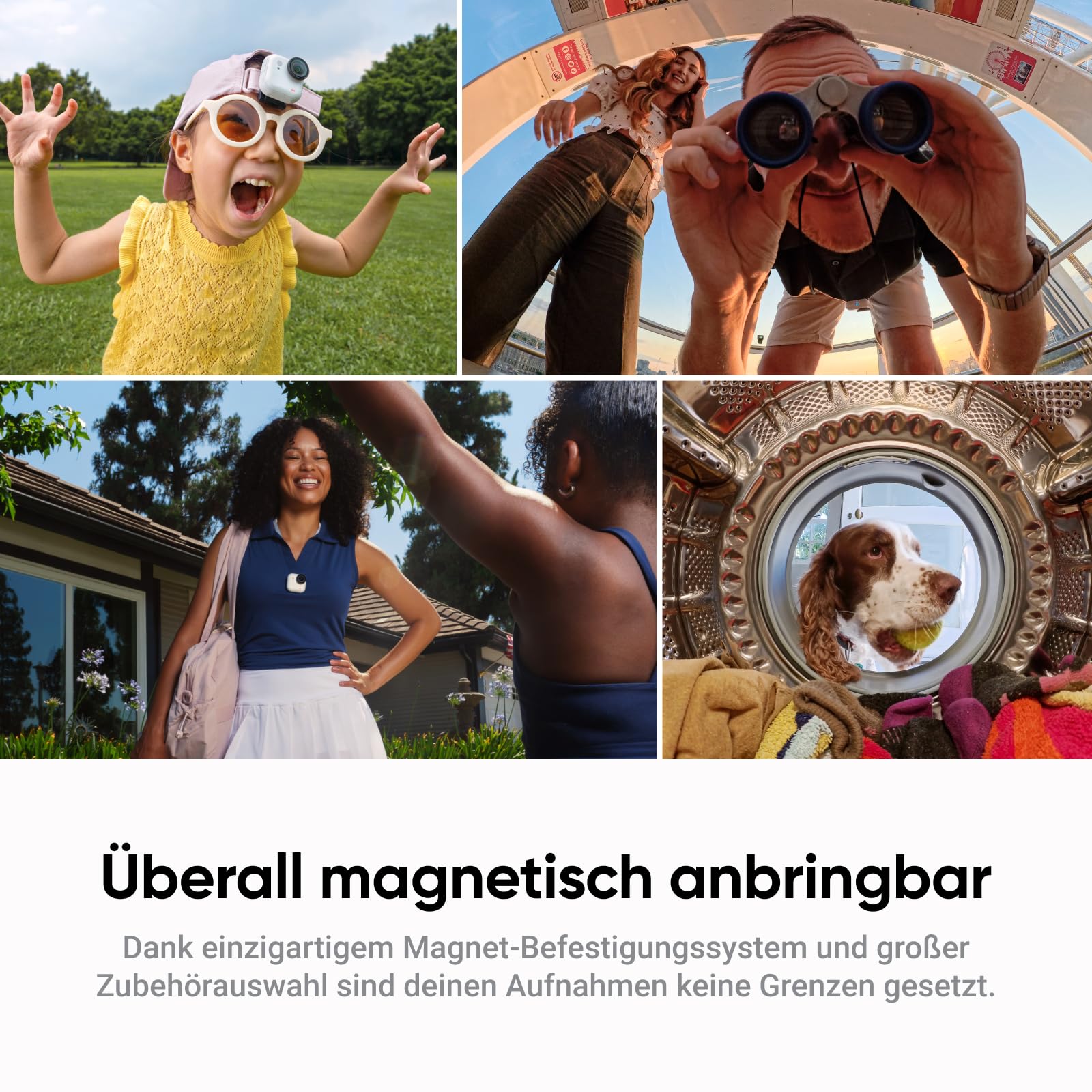 Insta360 GO Ultra Creator Arctic White 4K Kamera FlowState Stabilisierung 200 Minuten Akkulaufzeit