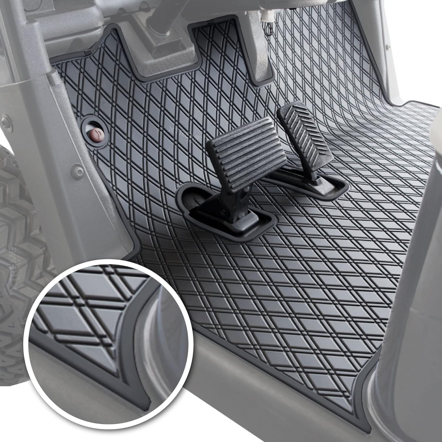Xtreme Mats EZGO RXV Golf Cart Mat, Full Coverage Golf