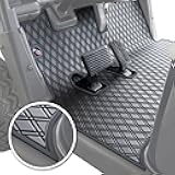 EZGO RXV Golf Cart Mat, Full Coverage Golf Cart Floor Liner Mat - Only Fits EZGO RXV (2008-2022) & 2Five (2009+) - All Black