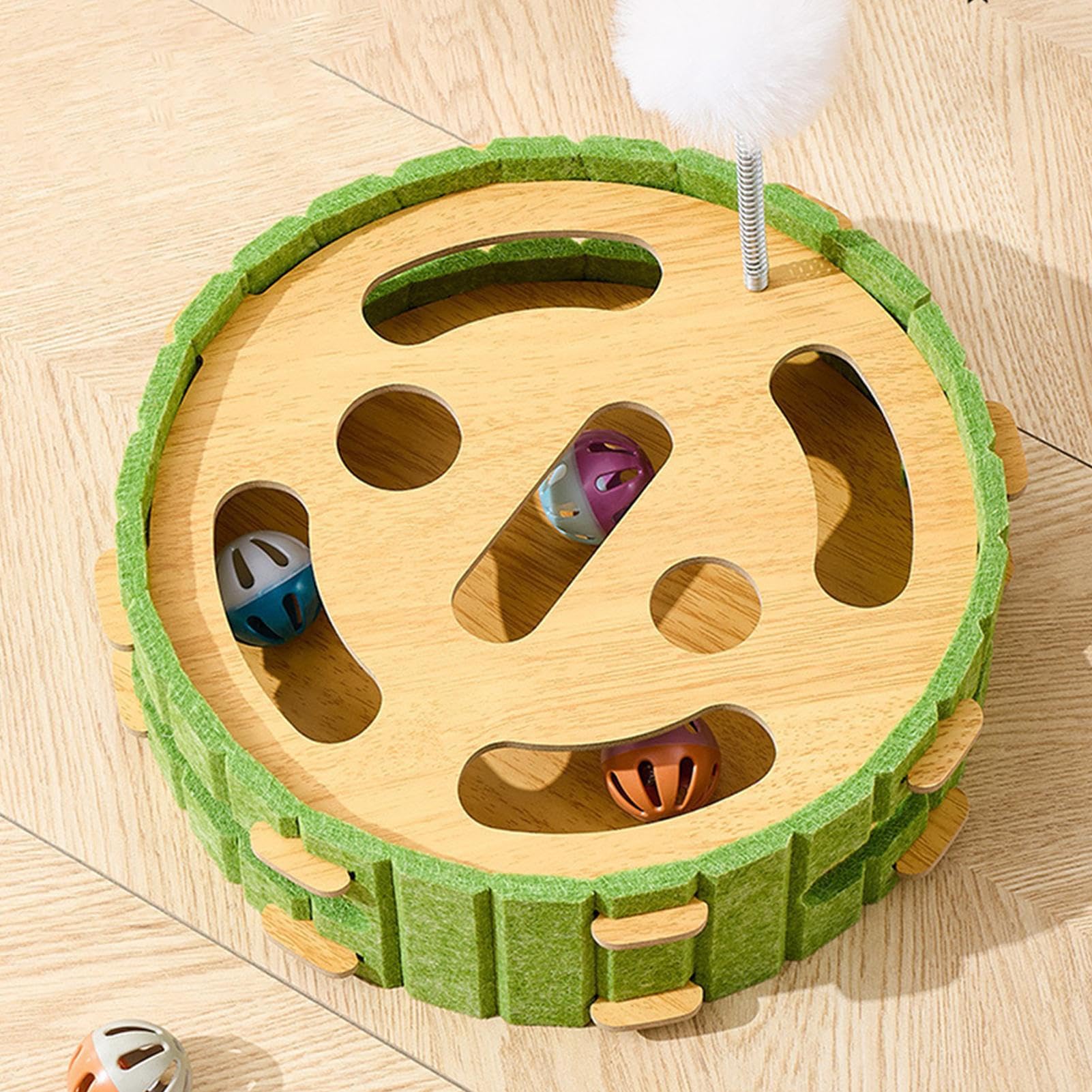 Arbre à , d'enrichissement avec Circuit à Balles - Grattoir à Chat