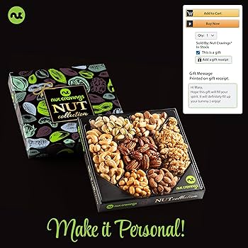 ＣＢナガマサ280g〜180g 7本セット Amazon.com : NUT CRAVINGS - Holiday Xmas Christmas Nut Collection